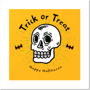 Trick or Treat Bones Posters and Art